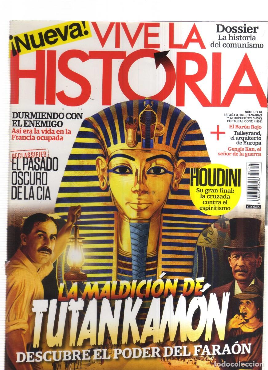 Tebeos: VIVE LA HISTORIA DOSSIER LA MALDICION DE TUTANKAMON - Foto 1