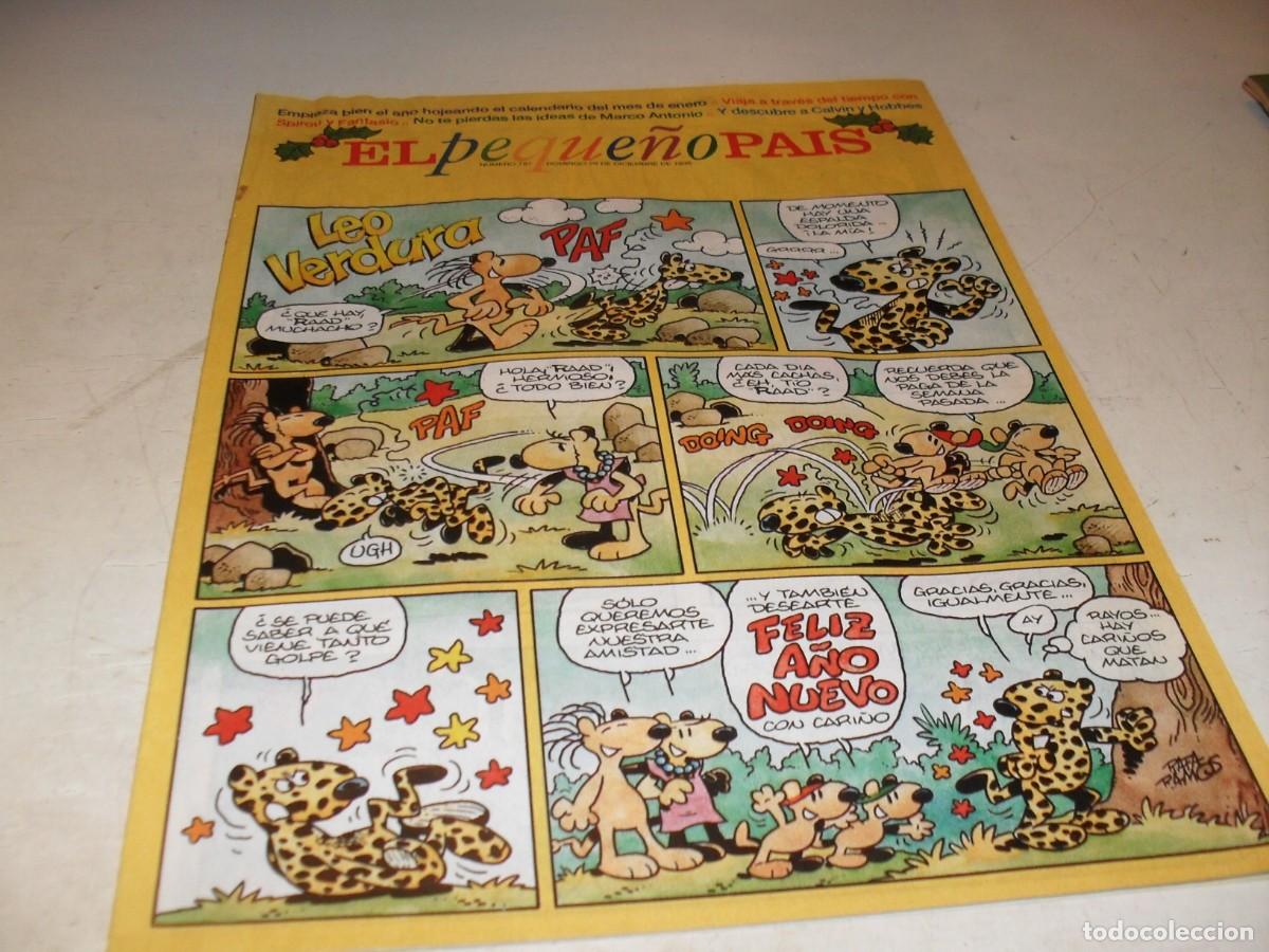 Comics: EL PEQUE&Ntilde;O PAIS n&ordm; 787,CON LEO VERDURA,( DE 877).EDITA EL PAIS,1981