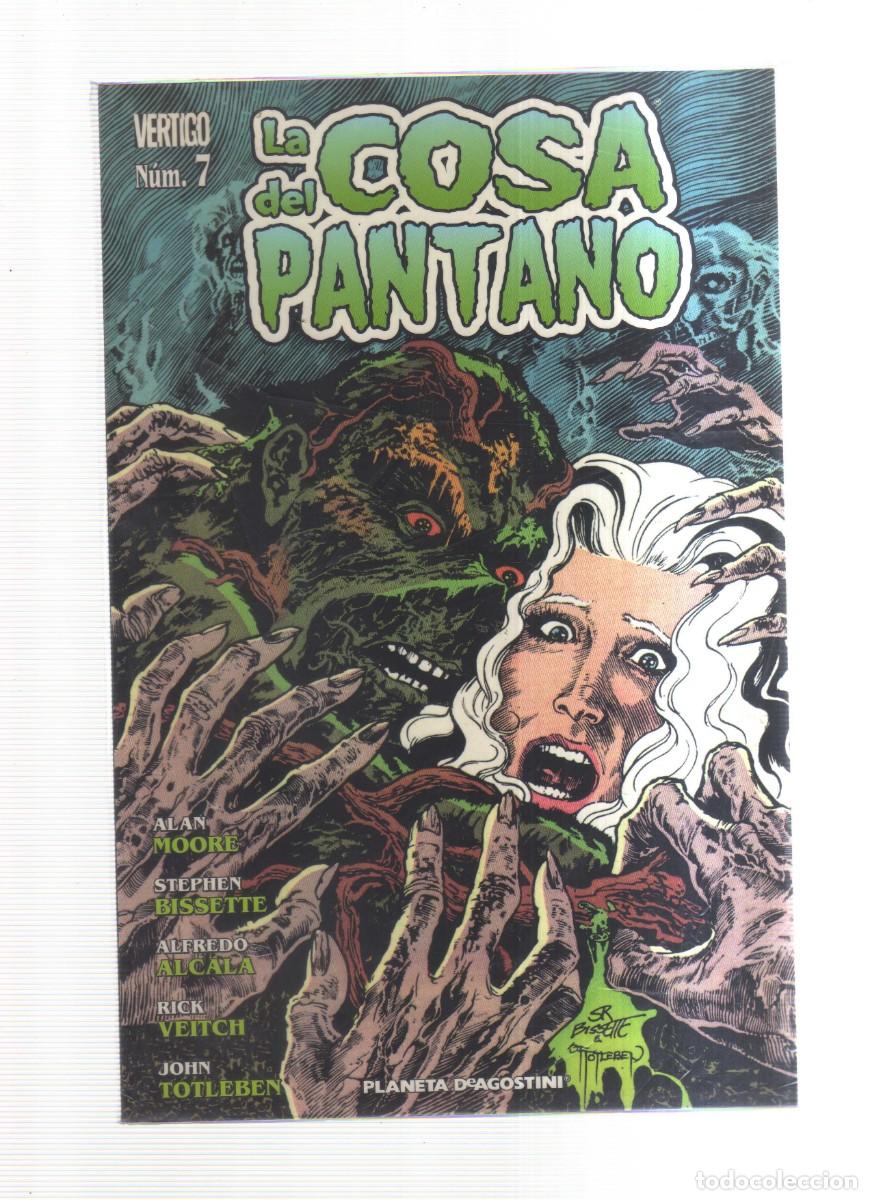 Tebeos: LA COSA DEL PANTANO N,7 VERTIGO ALAN MOORE PLANETA - Foto 1