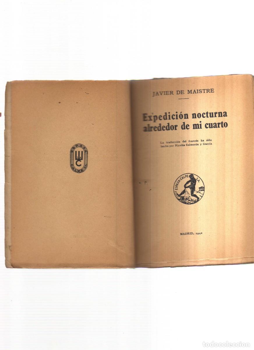 Tebeos: COLECCION UNIVERSAL EXPEDICION NOCTURNA ALREDEDOR DE MI CUARTO - Foto 2