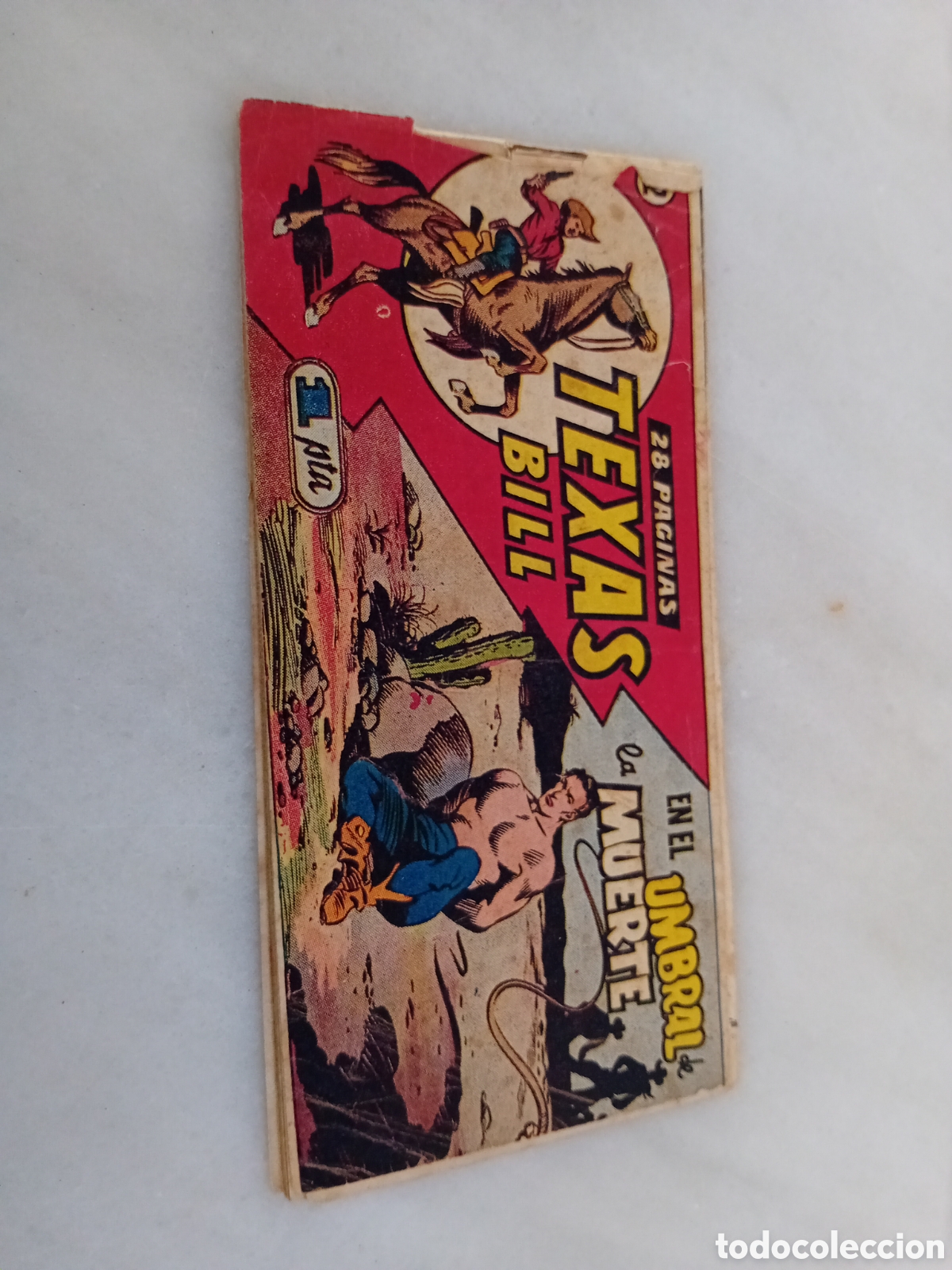 Tebeos: ANTIGUO COMIC TEXAS BILL N&ordm; 72 EN EL UMBRAL DE LA MUERTE - Foto 1