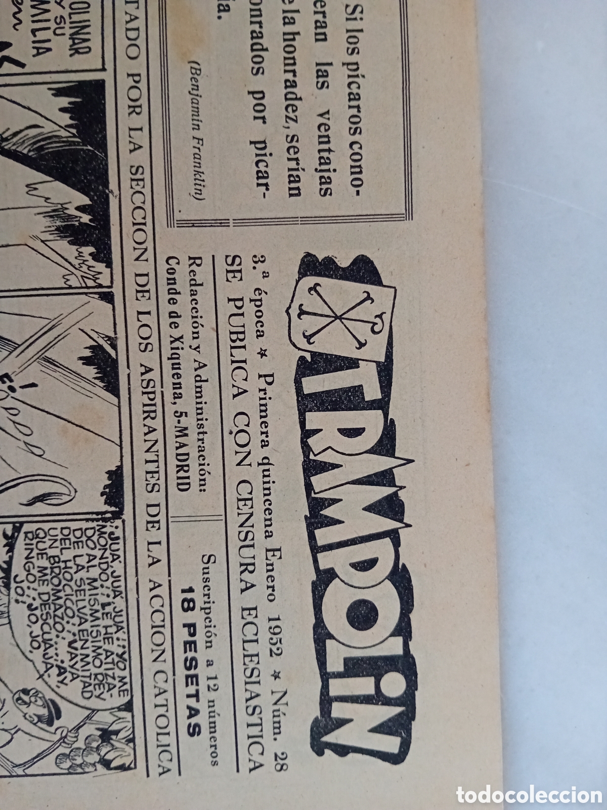 Tebeos: trampolin martin mena enero 1952 n&deg; 28 - Foto 3