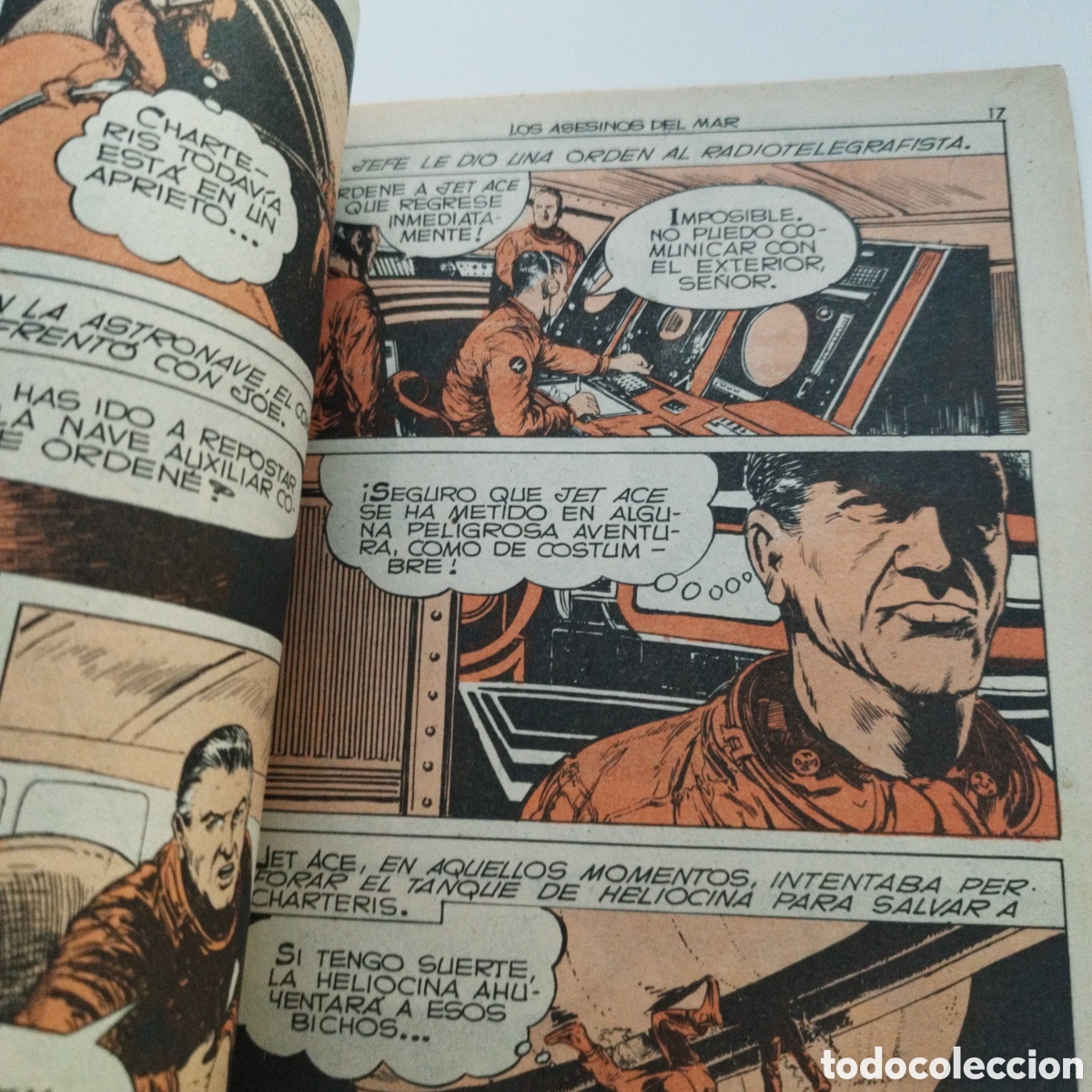 Tebeos: MEGAT&Oacute;N / # 7 / LOS ASESINOS DEL MAR / 1966 / ED.FERMA - Foto 2