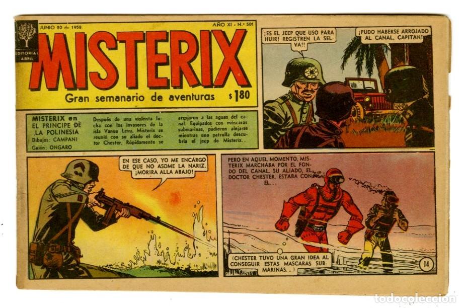 Comics: Revista Misterix 1958 n.501