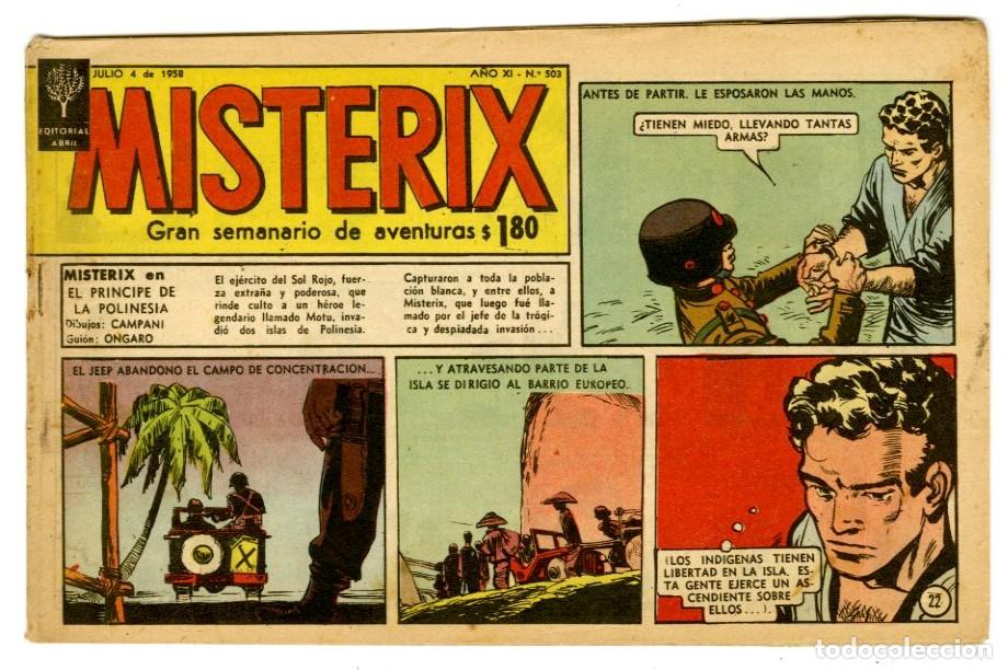 Comics: Revista Misterix 1958 n.503