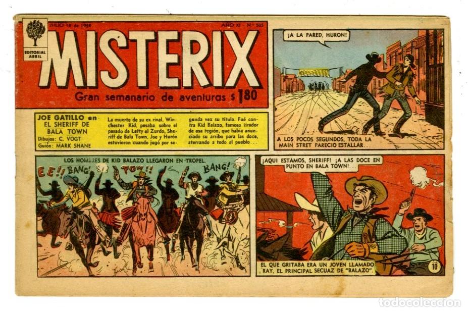 Comics: Revista Misterix 1958 n.505
