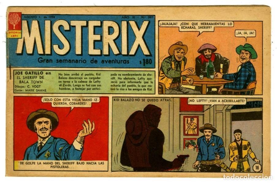 Comics: Revista Misterix 1958 n.507
