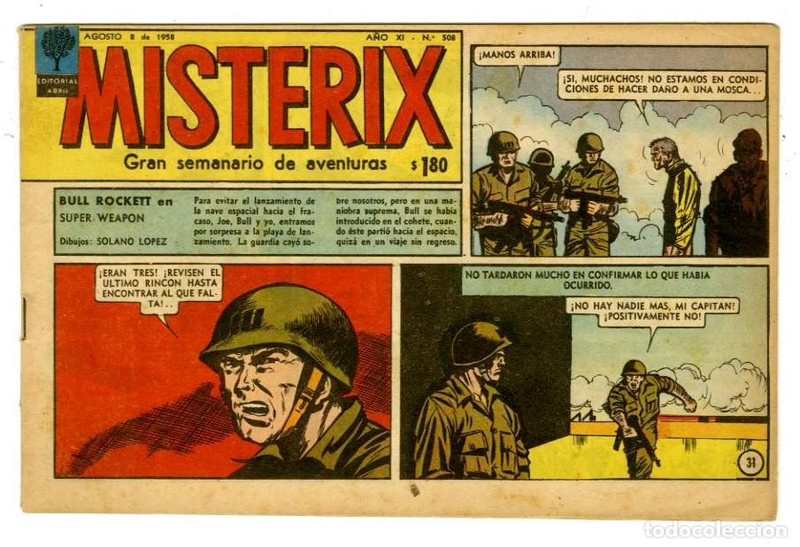 Comics: Revista Misterix 1958 n.508