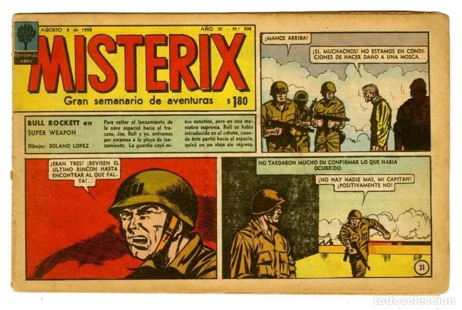 Comics: Revista Misterix 1958 n.508