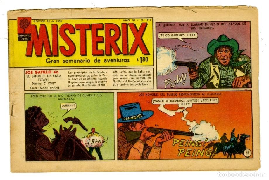 Comics: Revista Misterix 1958 n.510