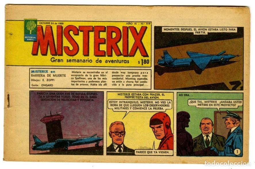 Comics: Revista Misterix 1958 n.519