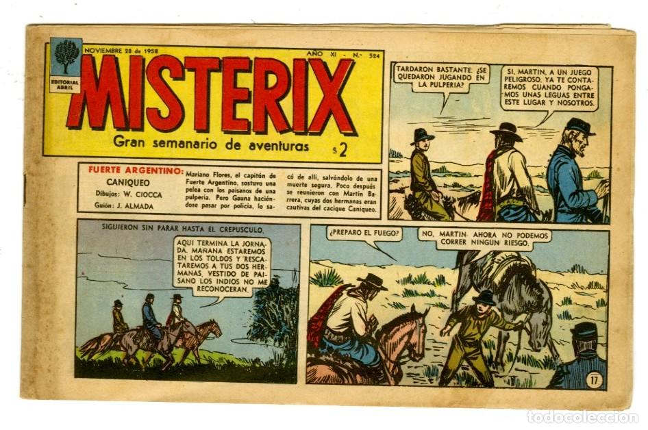 Comics: Revista Misterix 1958 n.524