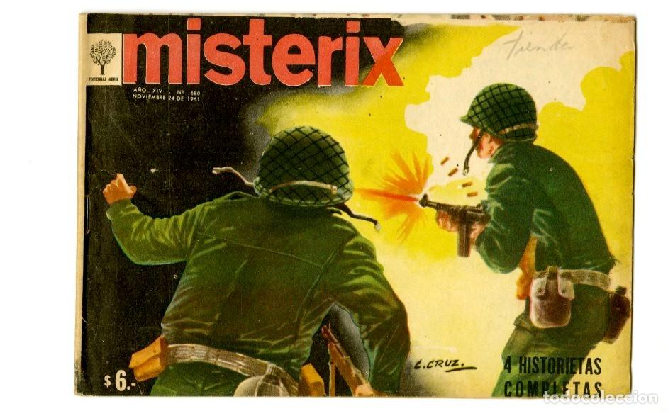Comics: Misterix - Noviembre 24 de 1961 - A&ntilde;o XIV n.680