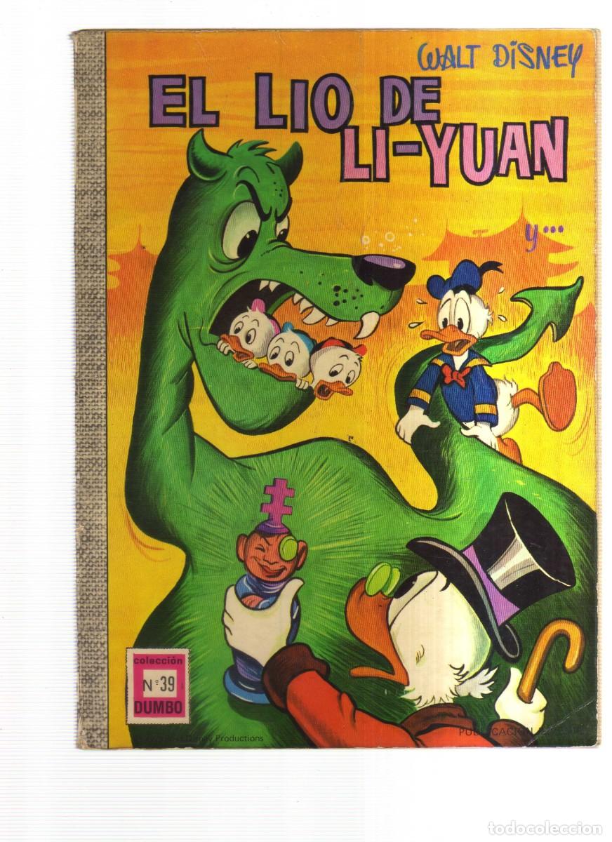 Tebeos: DUMBO EL LIO DE LI-YUAN Y WALT DISNEY N,39 - Foto 1