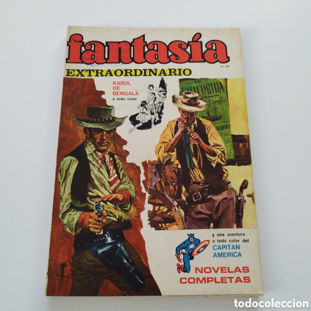 Tebeos: FANTASIA EXTRAORDINARIO / # 196 / EDITORIAL COLUMBA / 1972 /