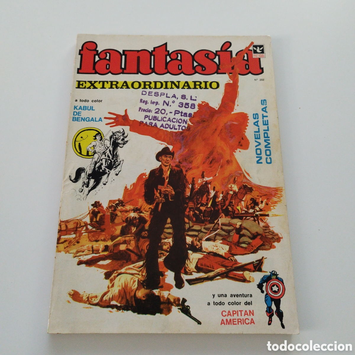 Tebeos: FANTASIA EXTRAORDINARIO / # 202 / EDITORIAL COLUMBA / 1972 /