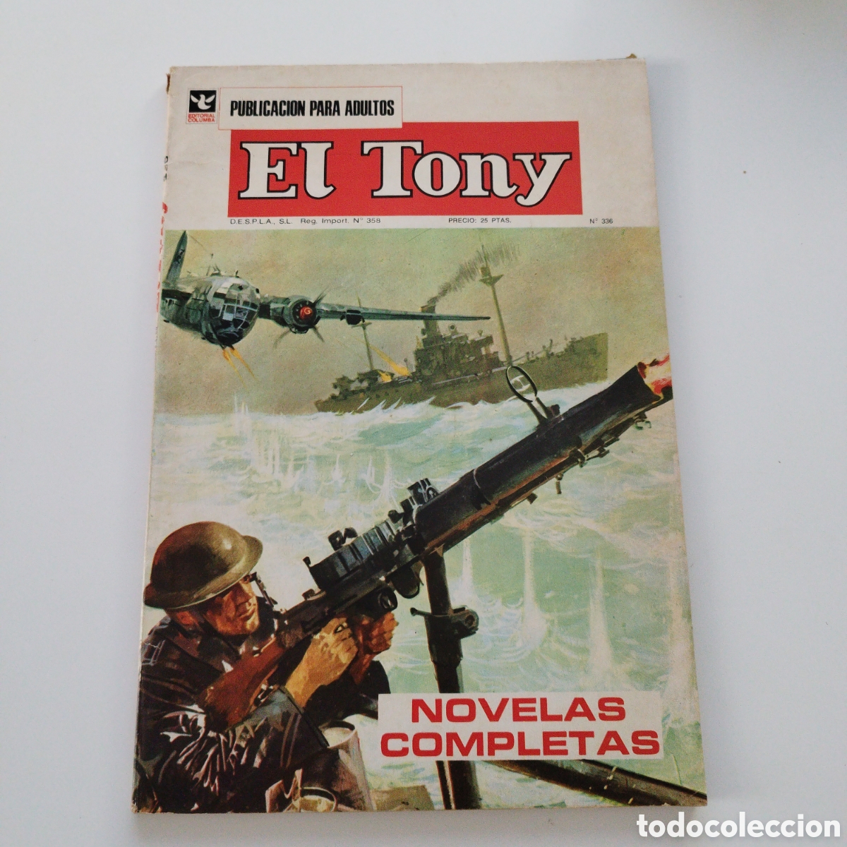 Tebeos: EL TONY / # 358 / EDITORIAL COLUMBA / NOVELAS COMPLETAS