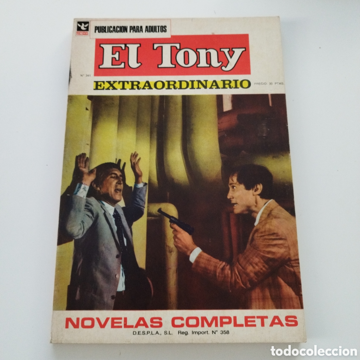 Tebeos: EL TONY / # 341 / EXTRAORDINARIO / EDITORIAL COLUMBA / NOVELAS COMPLETAS