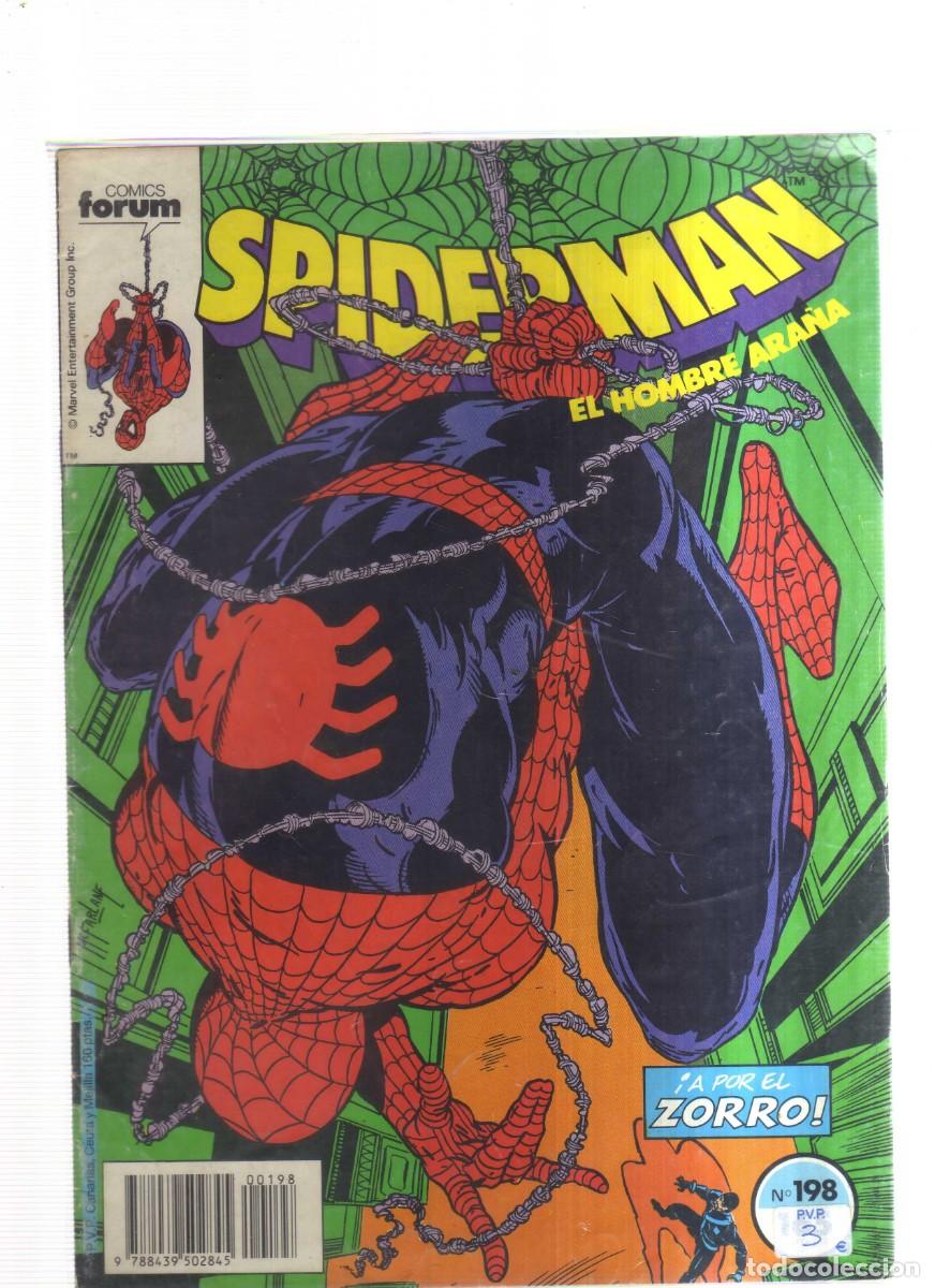 Tebeos: SPIDERMAN EL HOMBRE ARA&Ntilde;A FORUM N,198 - Foto 1