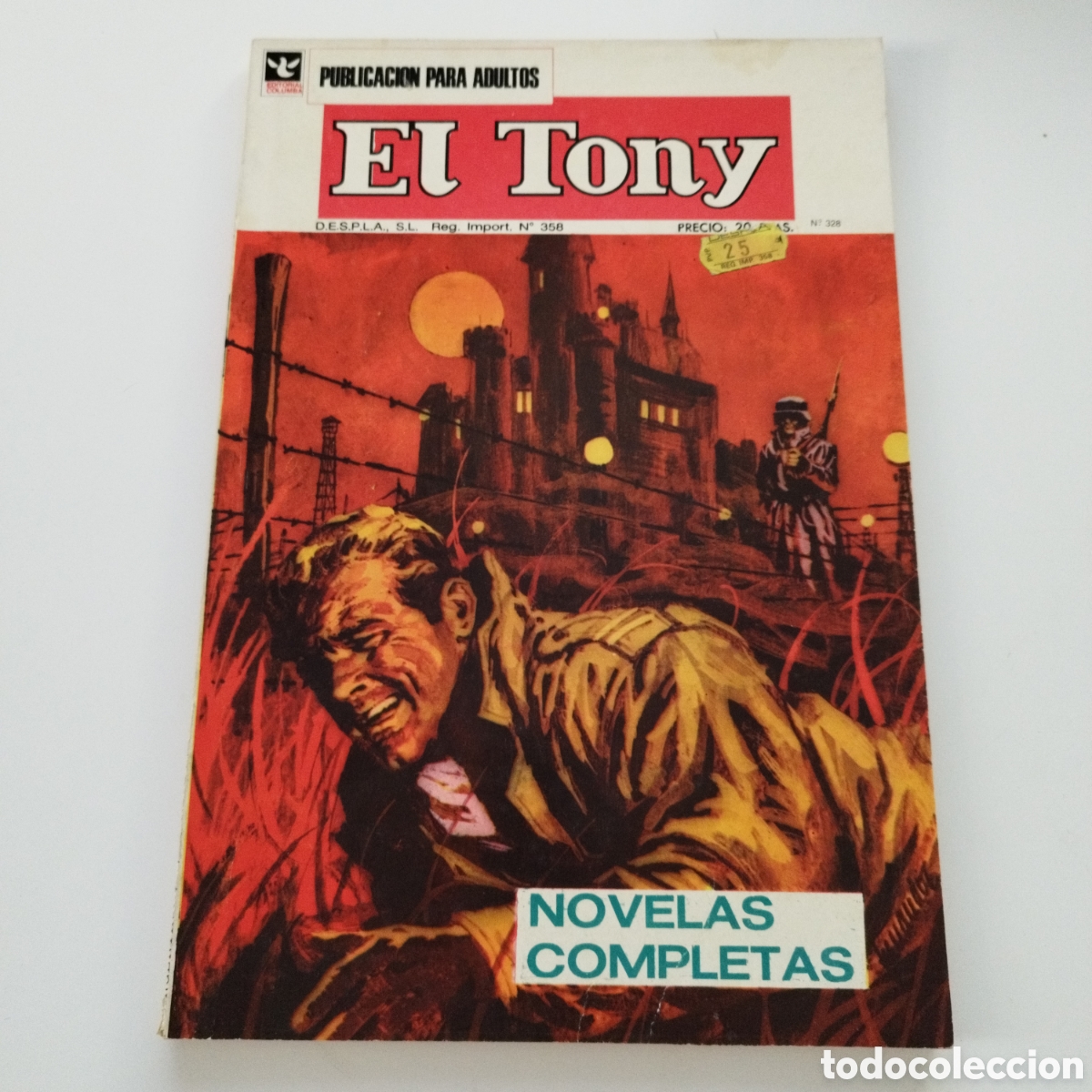 Tebeos: EL TONY / # 328 / EDITORIAL COLUMBA / NOVELAS COMPLETAS