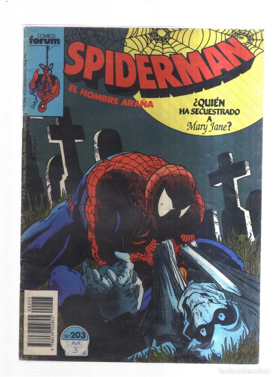 Tebeos: SPIDERMAN EL HOMBRE ARA&Ntilde;A FORUM N,203 - Foto 1