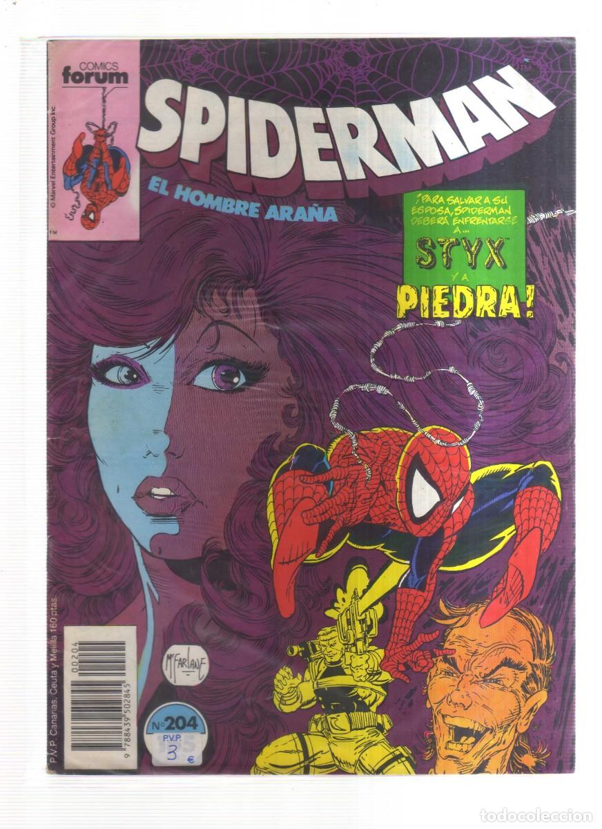 Tebeos: SPIDERMAN EL HOMBRE ARA&Ntilde;A FORUM N,204 - Foto 1