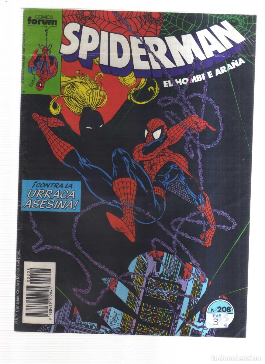 Tebeos: SPIDERMAN EL HOMBRE ARA&Ntilde;A FORUM N,208 - Foto 1