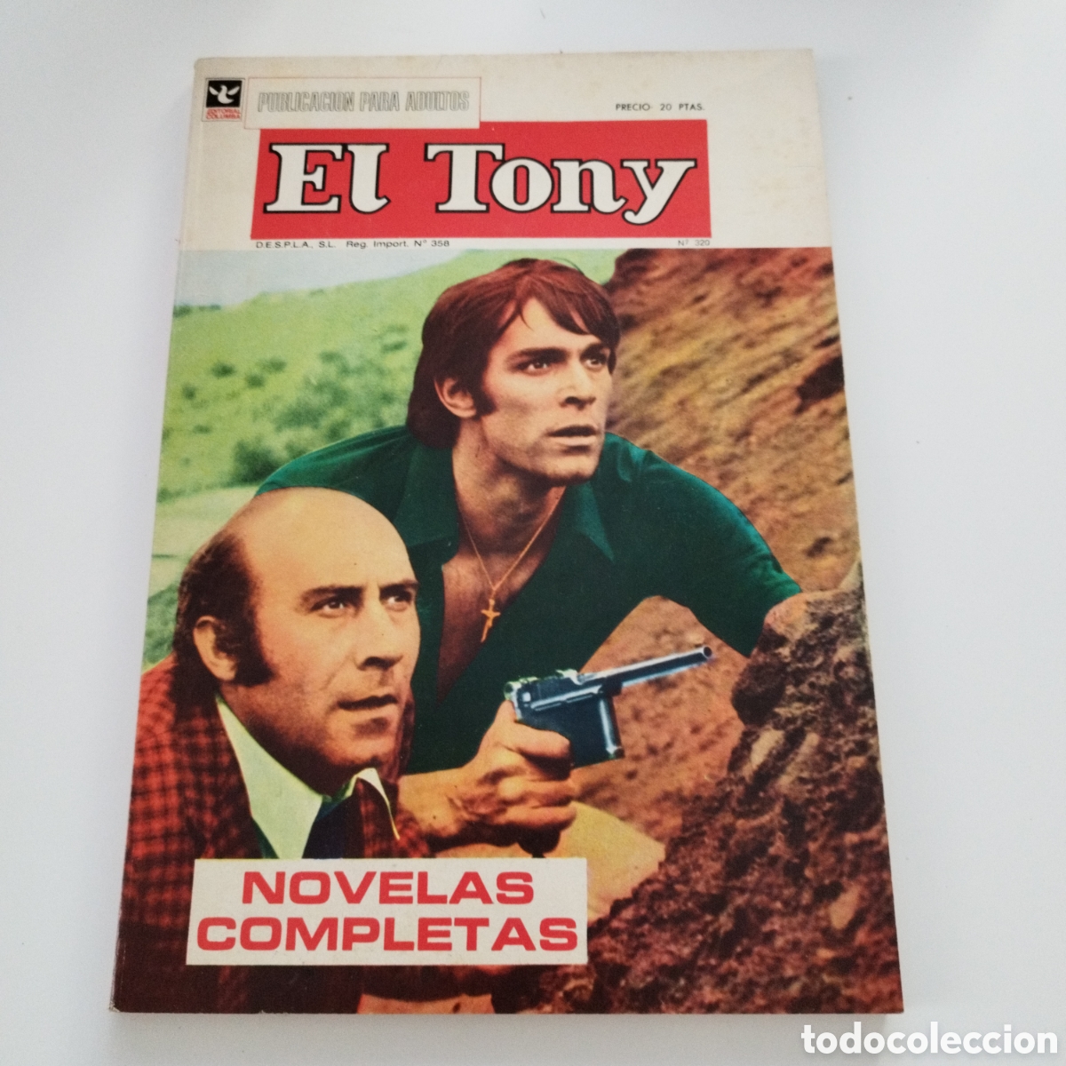 Tebeos: EL TONY / # 320 / EXTRAORDINARIO / EDITORIAL COLUMBA / NOVELAS COMPLETAS