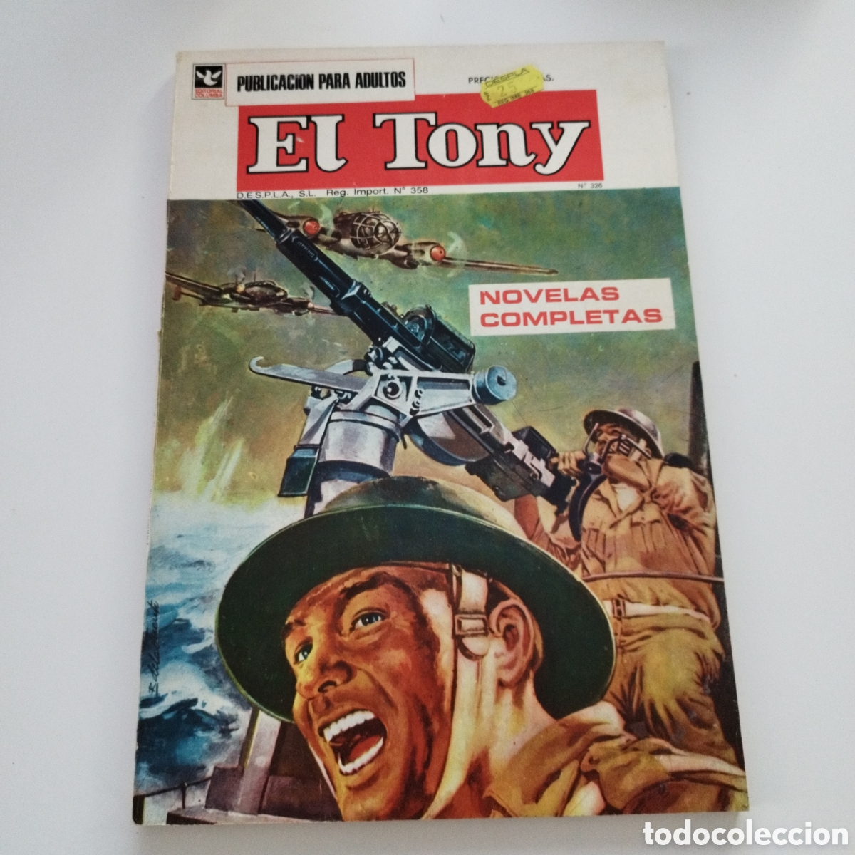 Tebeos: EL TONY / # 326 / EDITORIAL COLUMBA / NOVELAS COMPLETAS