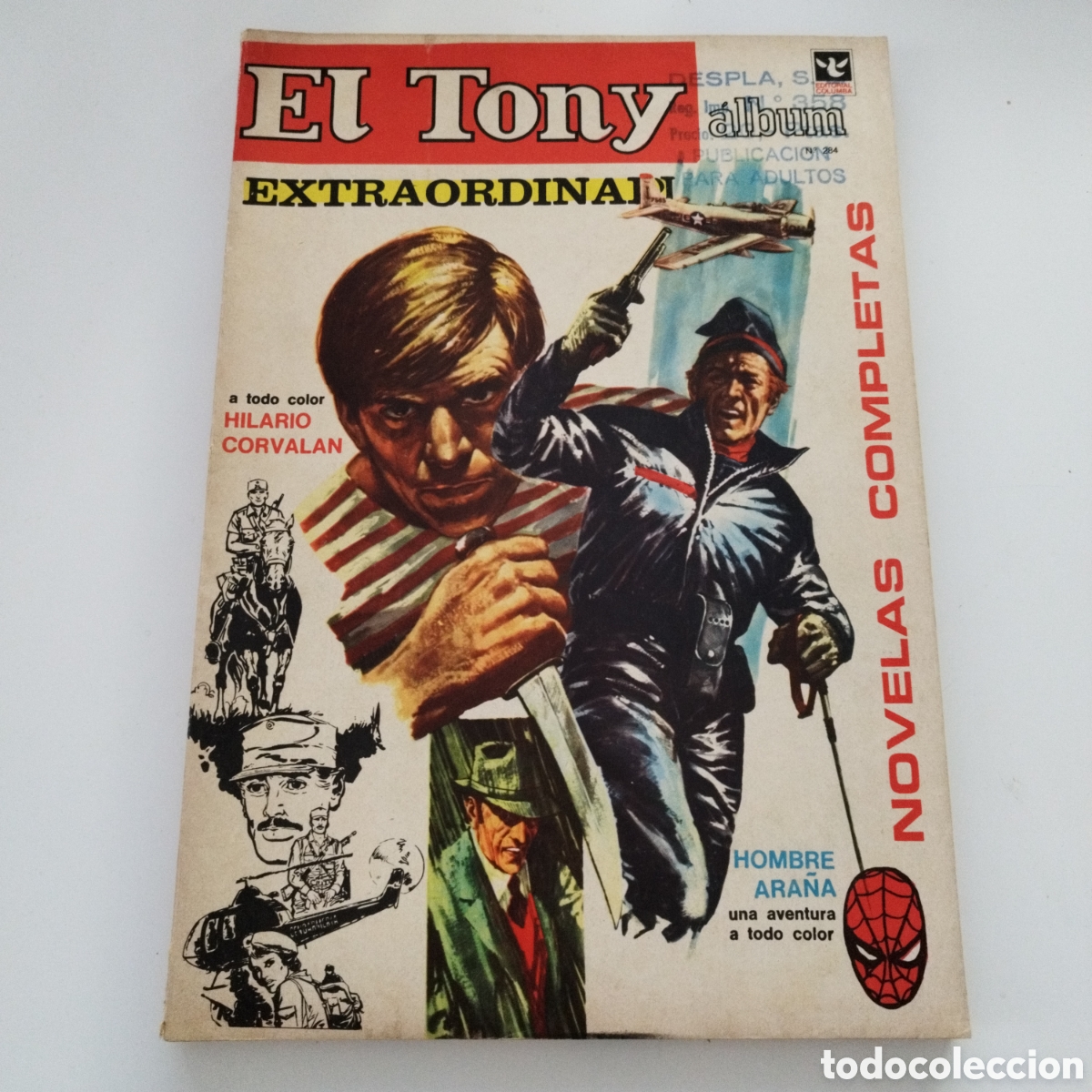 Tebeos: EL TONY / # 284 / EXTRAORDINARIO / EDITORIAL COLUMBA / NOVELAS COMPLETAS