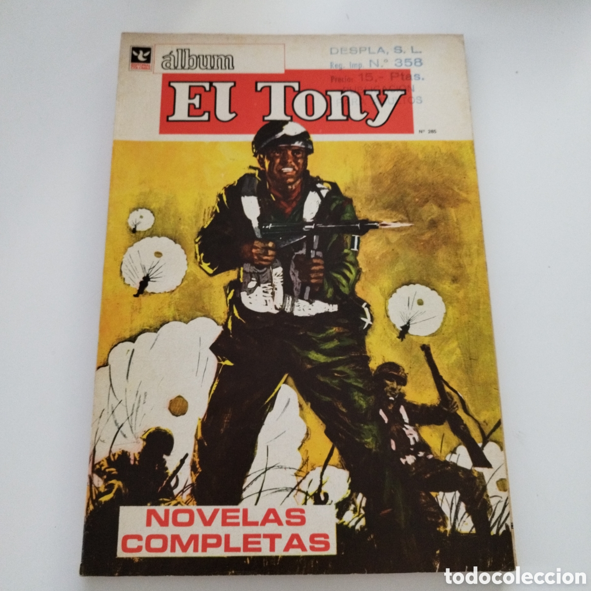 Tebeos: EL TONY / # 285 / EXTRAORDINARIO / EDITORIAL COLUMBA / NOVELAS COMPLETAS