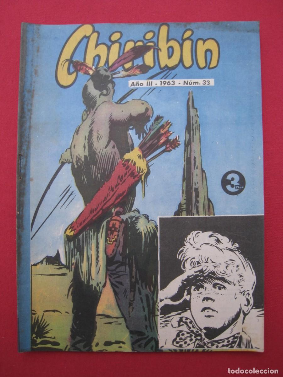 Tebeos: CHIRIBIN - N&ordm; 33 - A&Ntilde;O III - 1963. - Foto 1