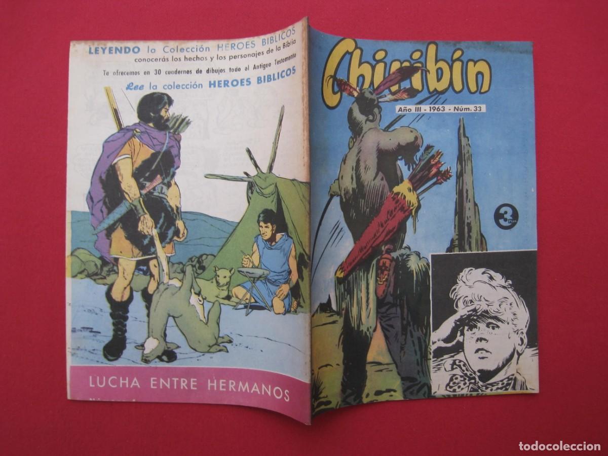 Tebeos: CHIRIBIN - N&ordm; 33 - A&Ntilde;O III - 1963. - Foto 2