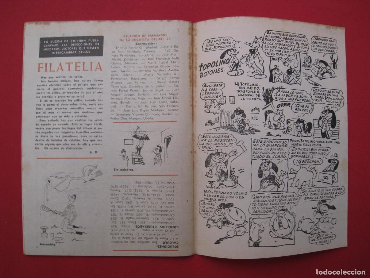 Tebeos: CHIRIBIN - N&ordm; 33 - A&Ntilde;O III - 1963. - Foto 7