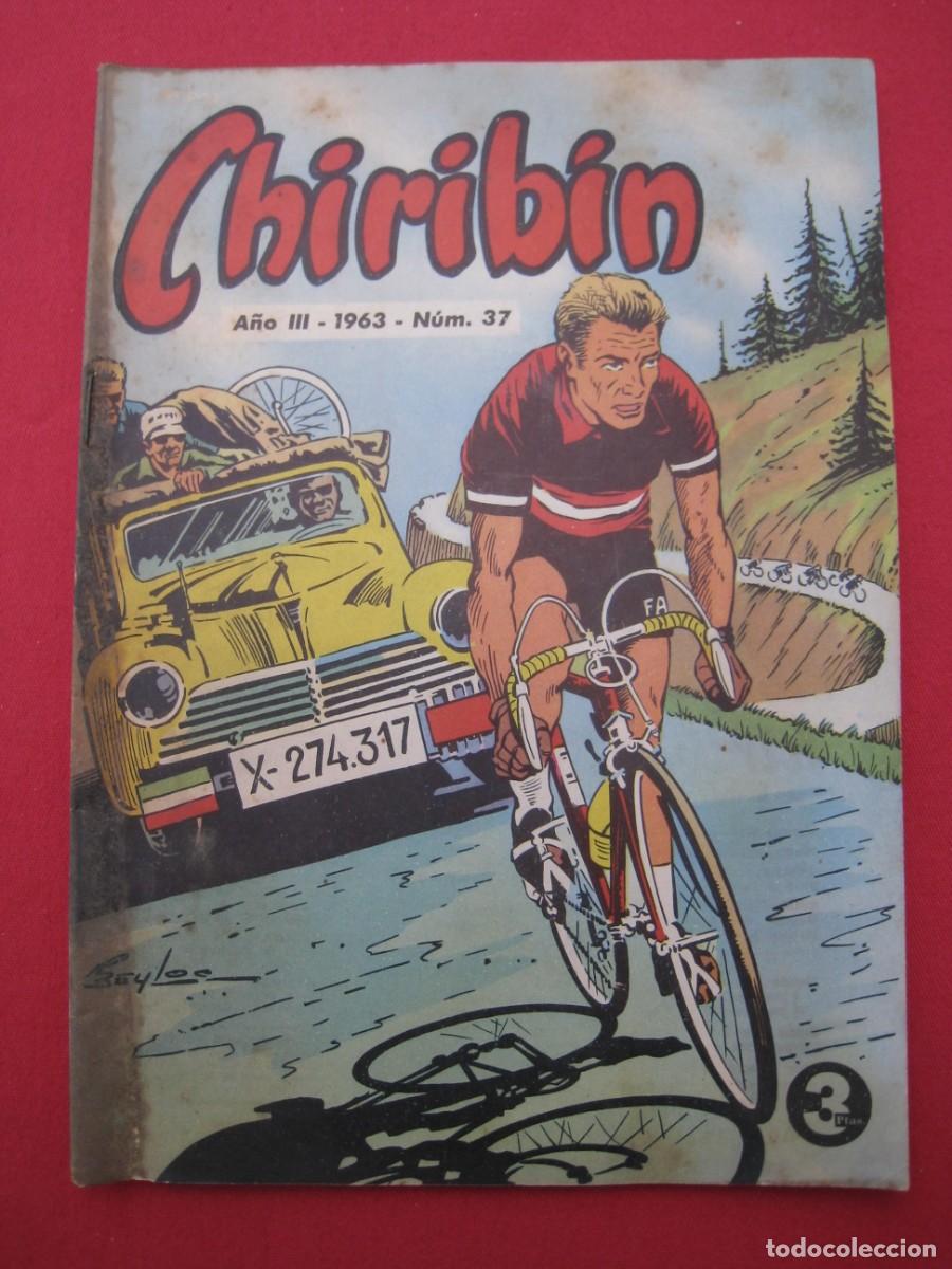 Tebeos: CHIRIBIN - N&ordm; 37 - A&Ntilde;O III - 1963. - Foto 1