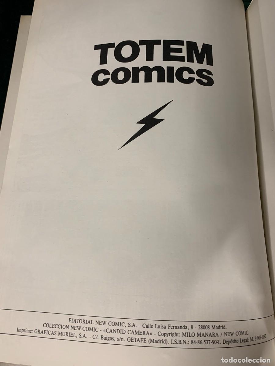 Tebeos: COMIC ER&Oacute;TICO CANDID CAMERA - MILO MANARA - TOTEM - Foto 4