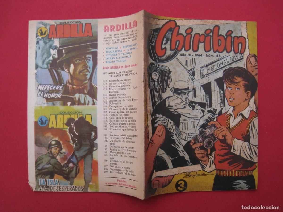 Tebeos: CHIRIBIN - N&ordm; 48 - A&Ntilde;O IV - 1964. - Foto 2