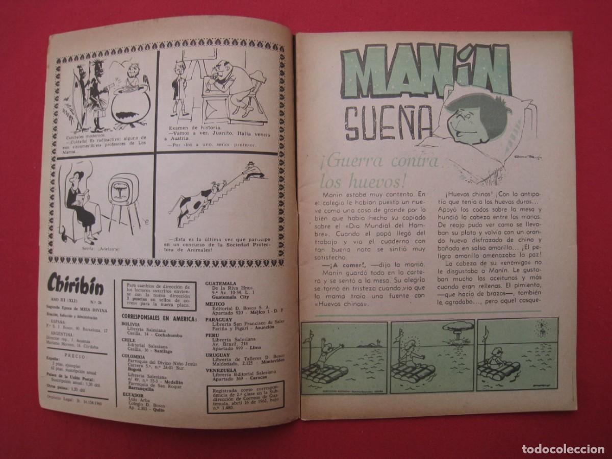 Tebeos: CHIRIBIN - N&ordm; 26 - A&Ntilde;O III - 1963. - Foto 6