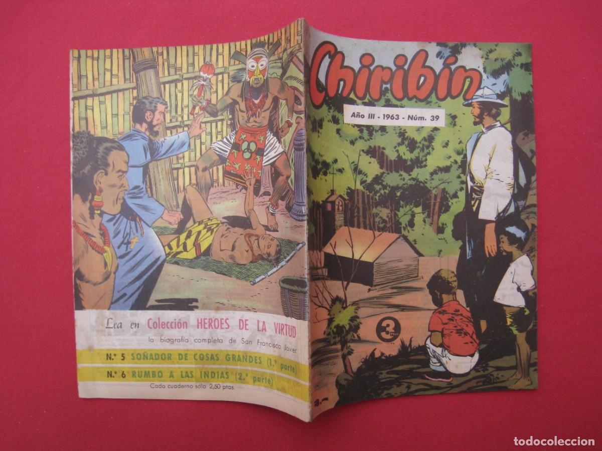 Tebeos: CHIRIBIN - N&ordm; 39 - A&Ntilde;O III - 1963. - Foto 2