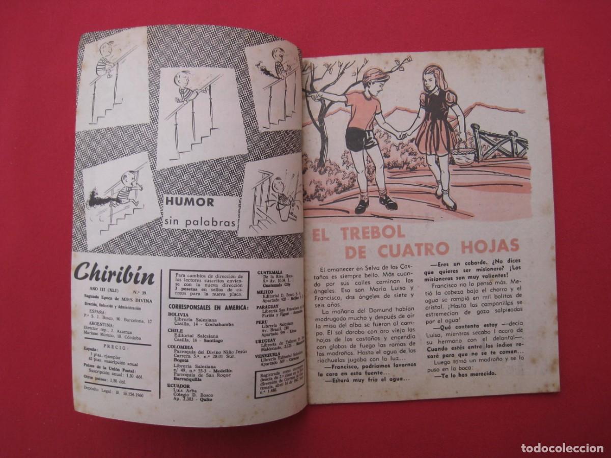 Tebeos: CHIRIBIN - N&ordm; 39 - A&Ntilde;O III - 1963. - Foto 6