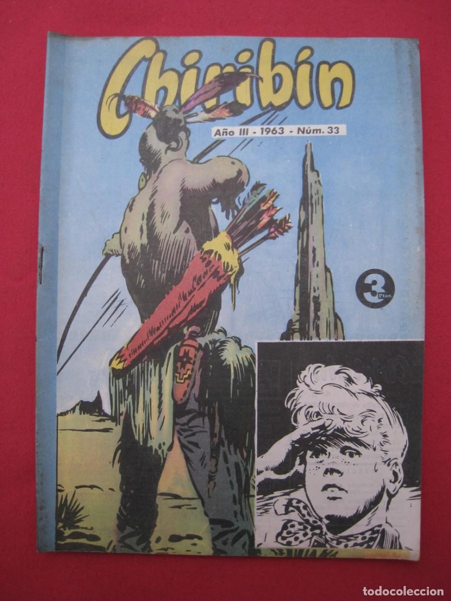 Tebeos: CHIRIBIN - N&ordm; 33 - A&Ntilde;O III - 1963. - Foto 1