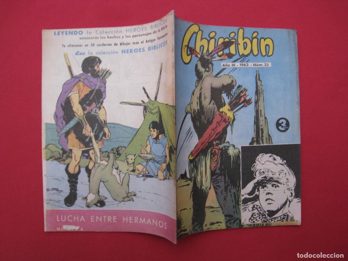 Tebeos: CHIRIBIN - N&ordm; 33 - A&Ntilde;O III - 1963. - Foto 2