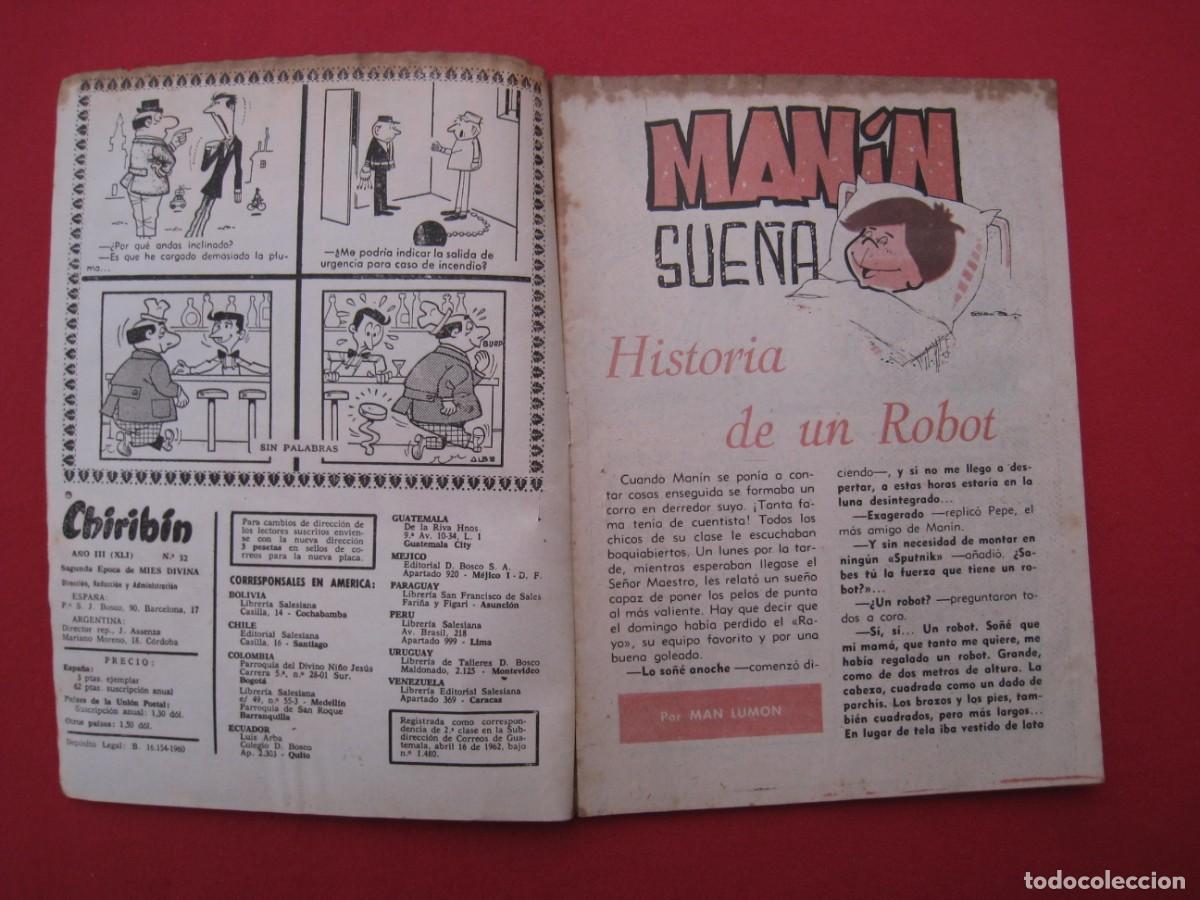 Tebeos: CHIRIBIN - N&ordm; 32 - A&Ntilde;O III - 1963. - Foto 6