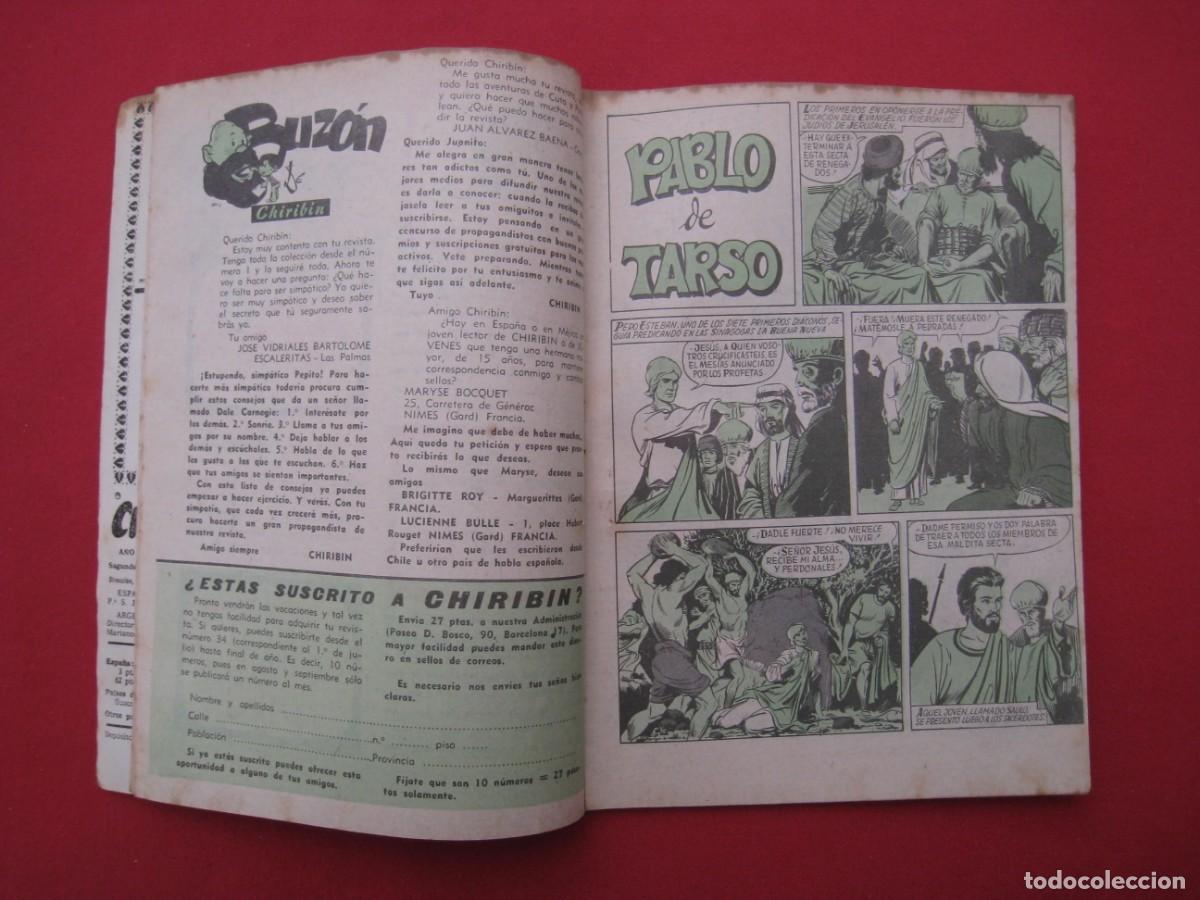 Tebeos: CHIRIBIN - N&ordm; 32 - A&Ntilde;O III - 1963. - Foto 10
