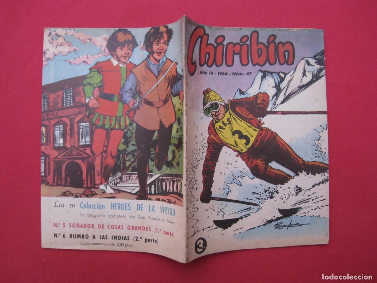 Tebeos: CHIRIBIN - N&ordm; 47 - A&Ntilde;O IV - 1964. - Foto 3