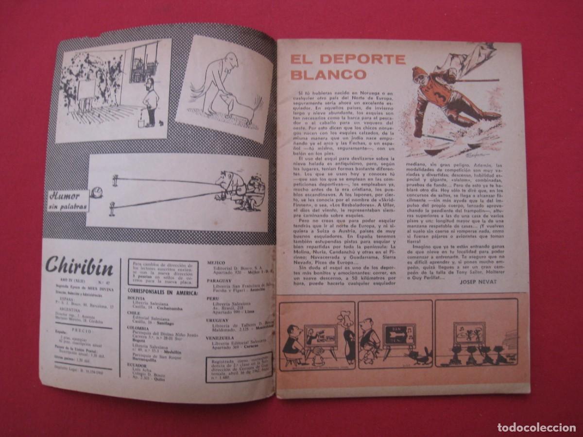 Tebeos: CHIRIBIN - N&ordm; 47 - A&Ntilde;O IV - 1964. - Foto 7