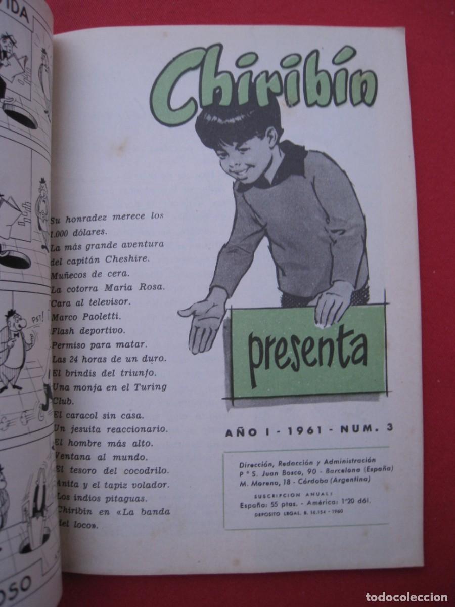Tebeos: CHIRIBIN - N&ordm; 3 - A&Ntilde;O I - 1961. - Foto 8