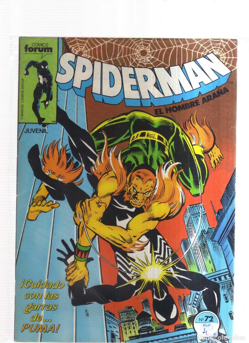 Tebeos: SPIDERMAN EL HOMBRE ARA&Ntilde;A FORUM N,72 - Foto 1