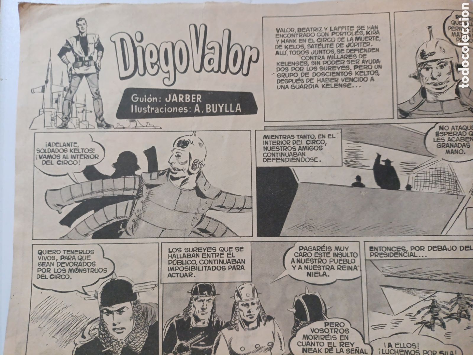 Tebeos: Diego Valor Num 10 A&ntilde;o 1957 - Foto 3