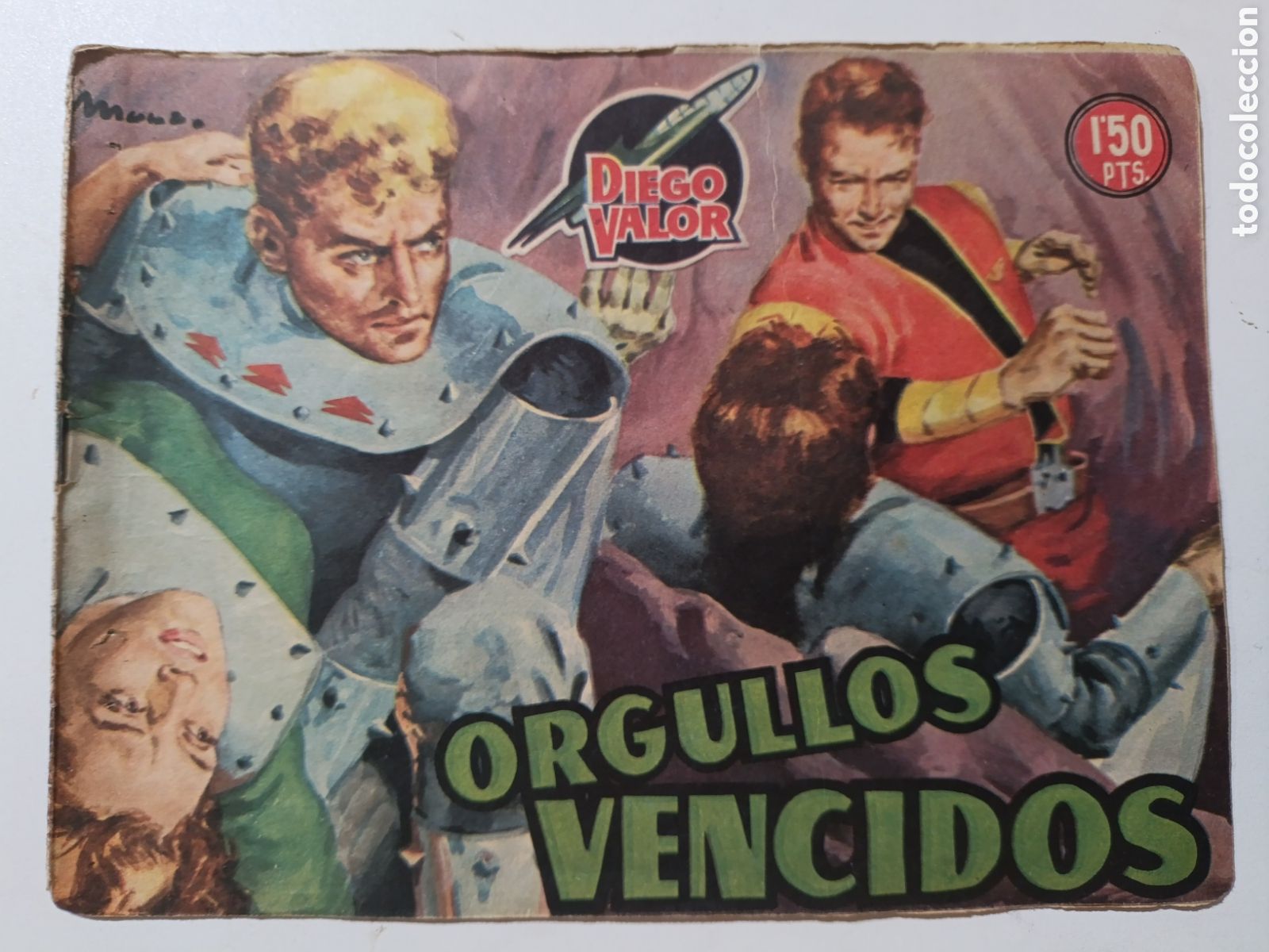 Tebeos: Diego Valor Num 10 A&ntilde;o 1957 - Foto 1